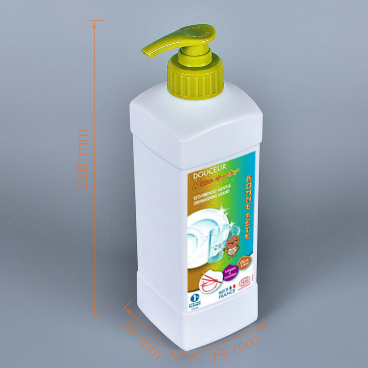 铭诺塑料 消毒液塑料瓶 1000ml安利方瓶 洗发水瓶