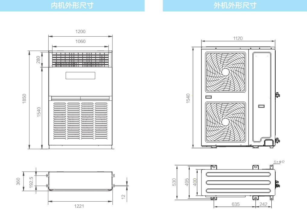 AUX/奥克斯 RF28LW/E 10P匹风冷柜机冷暖商用空调网吧宾馆工厂示例图4