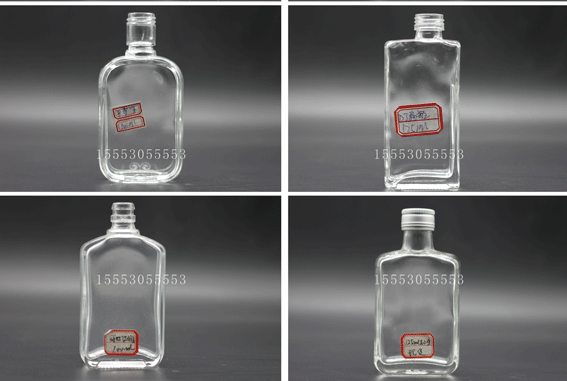 100ml酒瓶 晶白料 125ml玻璃瓶 优质小酒瓶 蒙砂酒瓶 2两小酒瓶示例图6