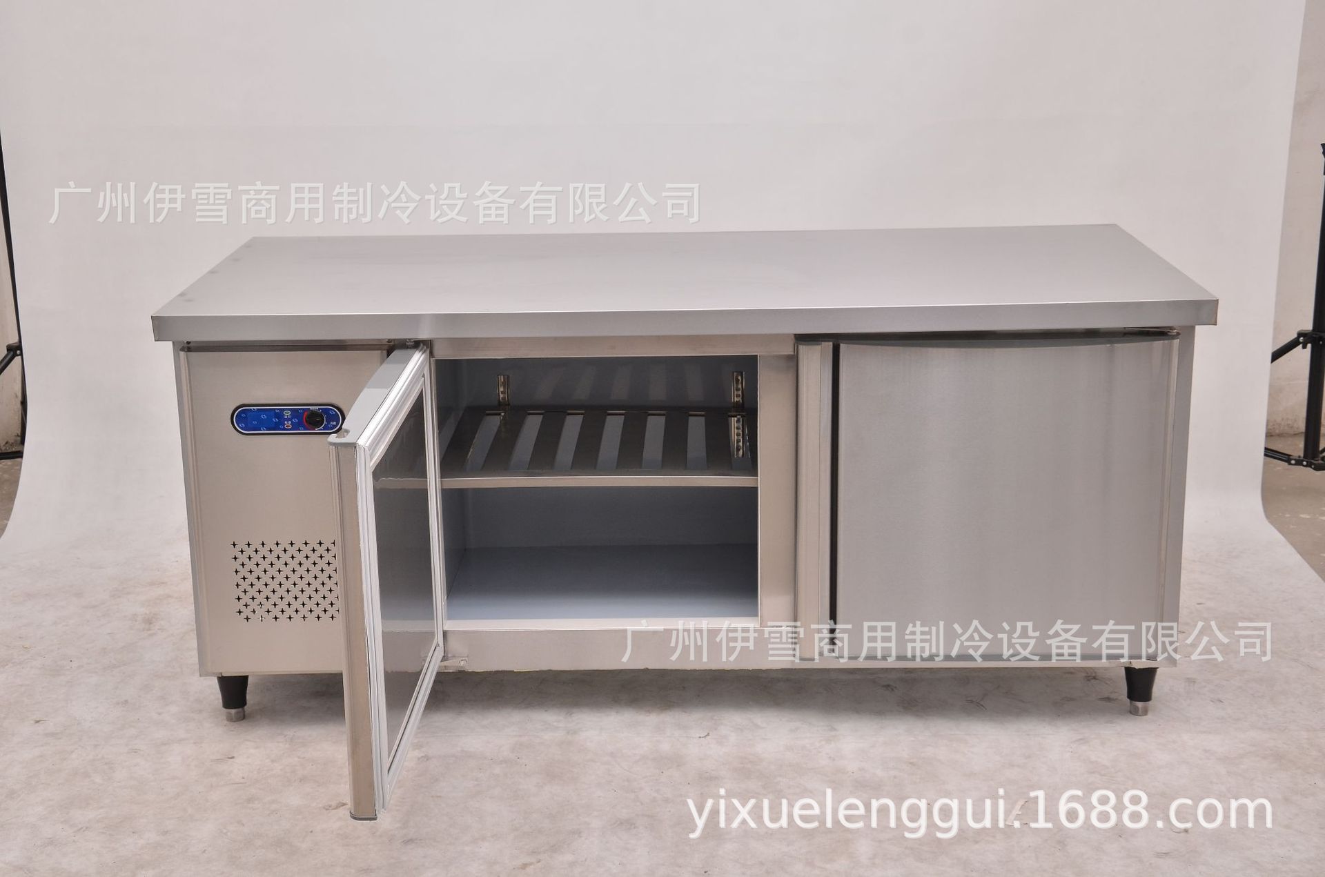 1.8米不锈钢 操作台 冷藏非标工作台 直冷厨房冰柜示例图2