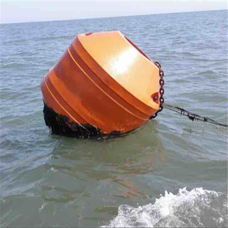 渔业养殖核心区塑料浮筒 海洋警戒球 聚乙烯航标厂家示例图3