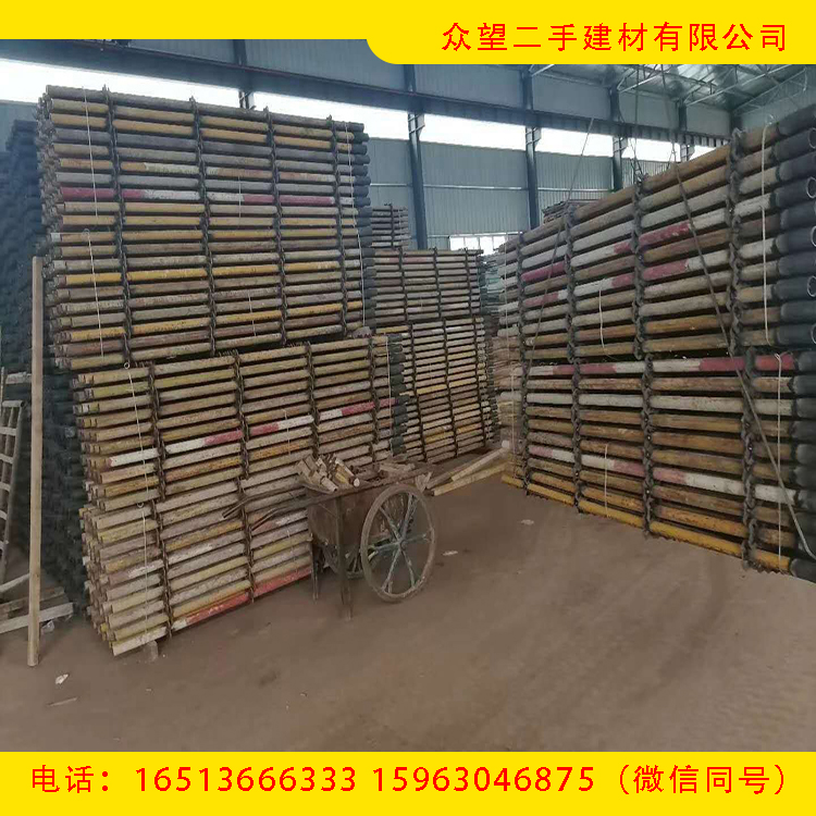 上海收购供应工程旧架子管租赁建筑工地旧钢管众望二手建材