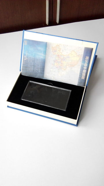 银币书型盒 精装盒 银币礼品盒图片