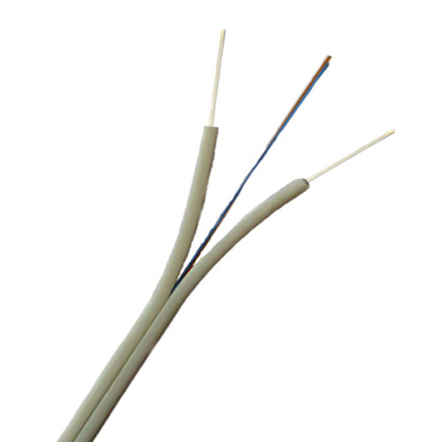 室内2芯非金属皮线光缆GJXFH-2B1单模FRP加强件蝶形入户光纤线缆