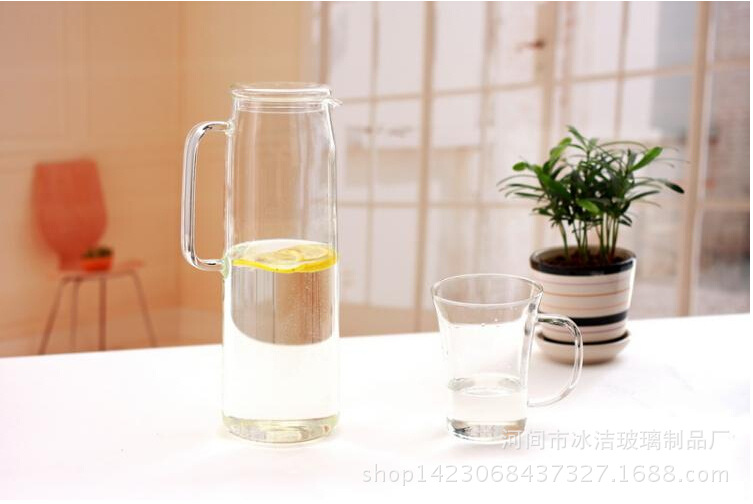 正品夏日果汁杯 冷水壶大容量耐高温玻璃茶壶加厚品质凉水杯示例图22