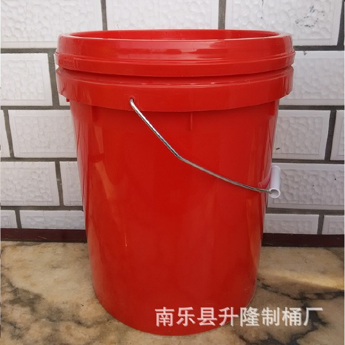 厂家供应 18升塑料桶涂料桶 白乳胶桶防水桶墙固桶 可丝印 贴膜示例图4