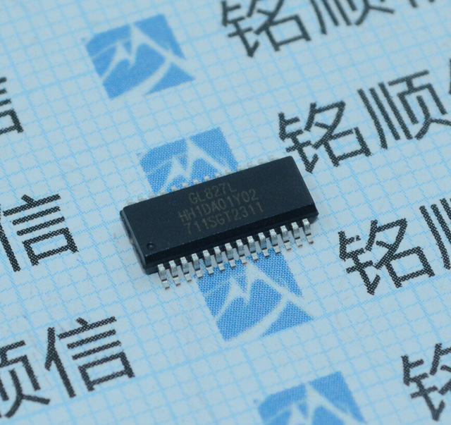 GL827L SSOP28 读卡器芯片  USB控制器芯片 原装现货 xDSL线路驱动器 可变增益放大器厂家直销图片
