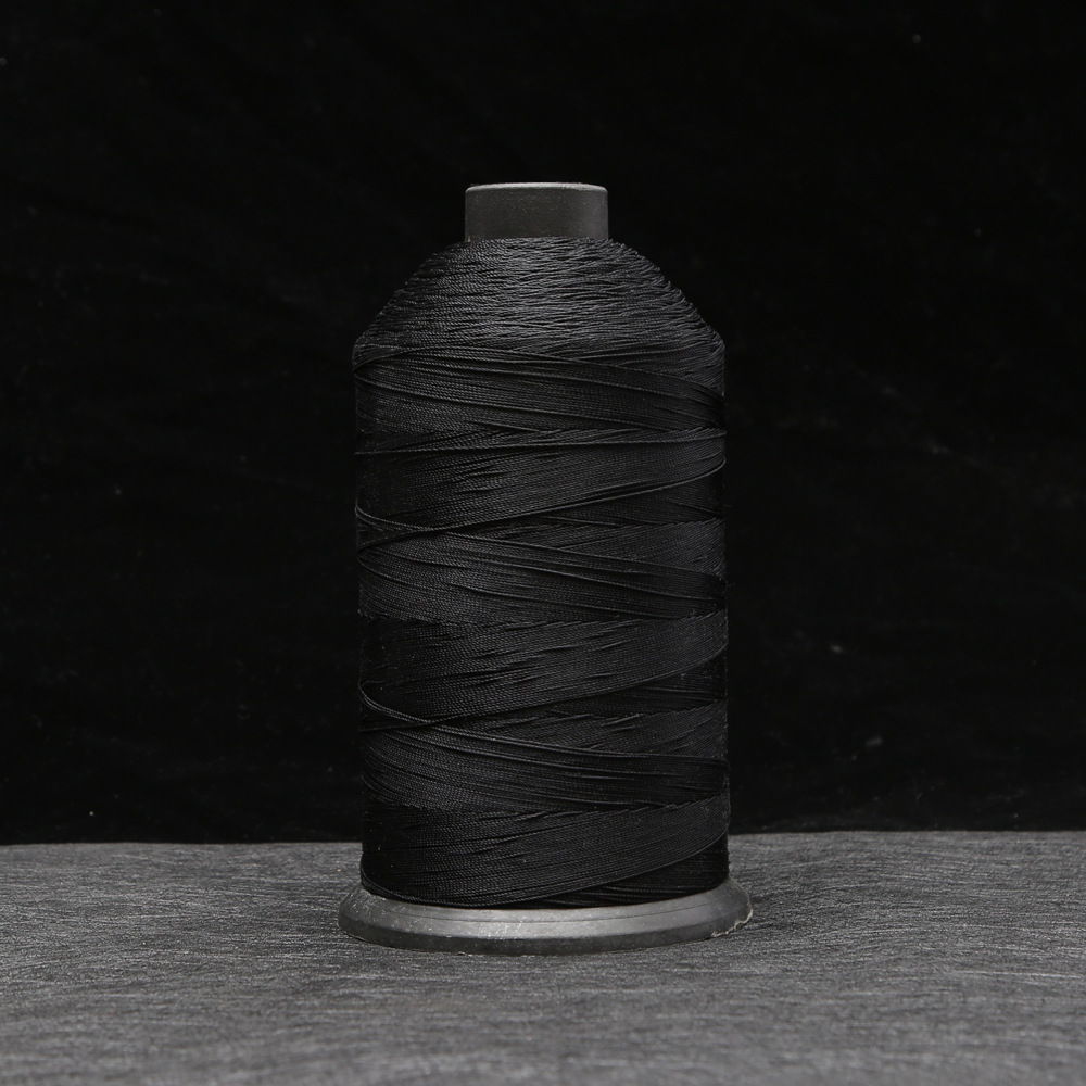 厂家直销 高强涤纶黑线210/3 缝纫机线 优质涤纶缝纫线批发 量大示例图1