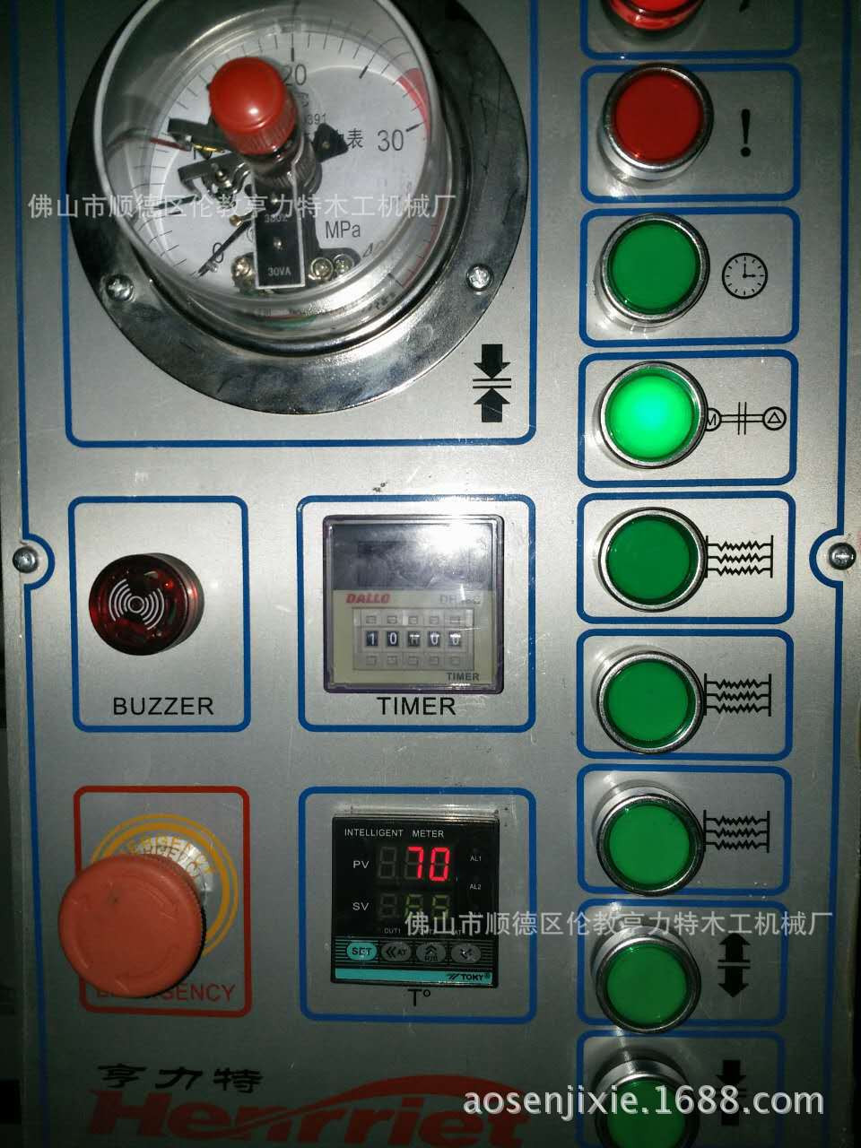 佛山亨力特专业生产空调用发泡板6层4500*1350液压式非标层压机示例图6