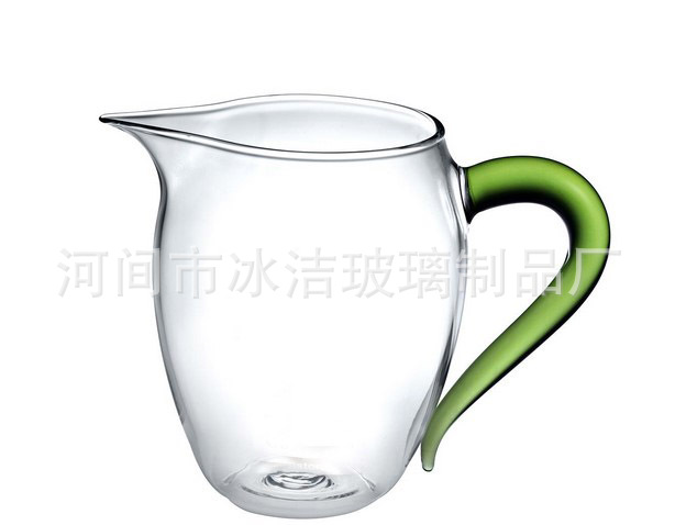 耐热玻璃茶具 加厚大龙胆茶海 茶道450ml 透明耐热玻璃公道杯图片