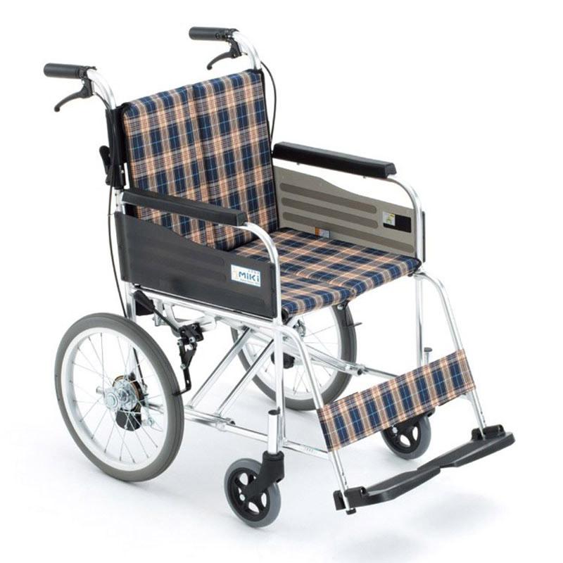 批发MiKi三贵轮椅MUTC-46JD 轻便折叠 时尚老人残疾人代步车