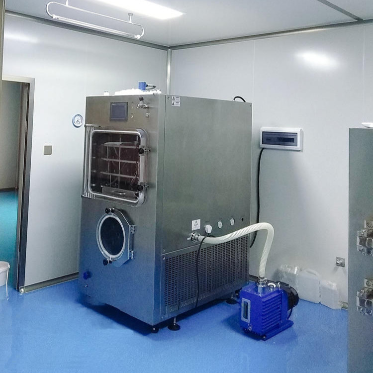 LGJ-100F面膜冷冻干燥机 一平方化妆品面膜自动压塞冷冻干燥机厂家图片