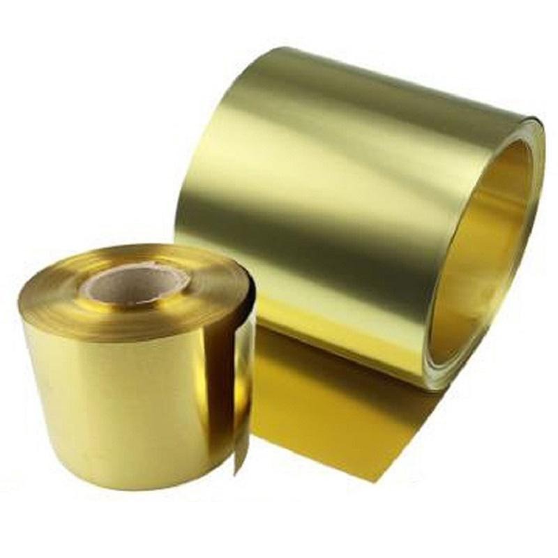 龙腾厂家直销青岛H62黄铜带，饰品配件C2680镜面黄铜片