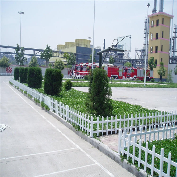 安徽草坪护栏厂家 格拉瑞斯  花坛围栏图片 绿化带护栏 30公分高白色