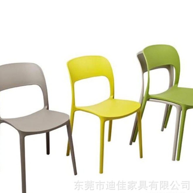 广东幼儿园凳子桌子 一次成型塑胶椅 餐厅塑料椅子 休闲塑料椅 餐厅休闲椅 公共餐桌椅 快餐桌餐椅