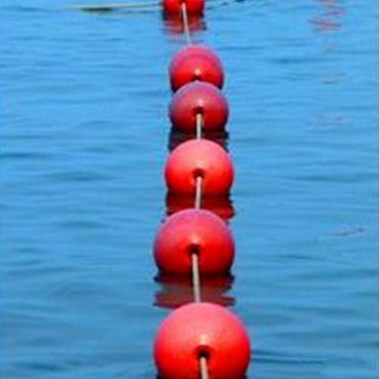 柏泰厂家 海面警示浮球柏泰聚乙烯浮子供应 环海滚塑浮球定制