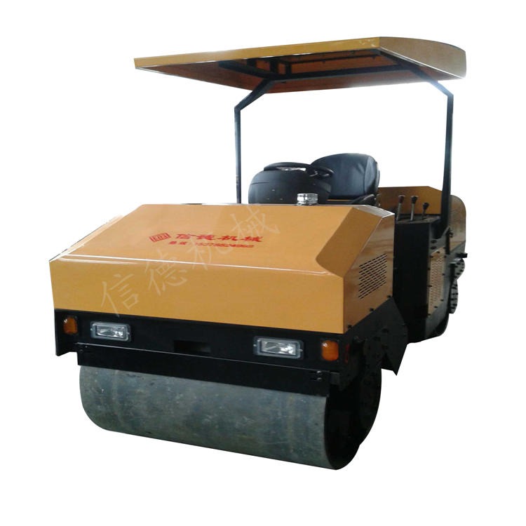 四川地区小型压路机厂家供应信德手扶式单钢轮压路机价格参数