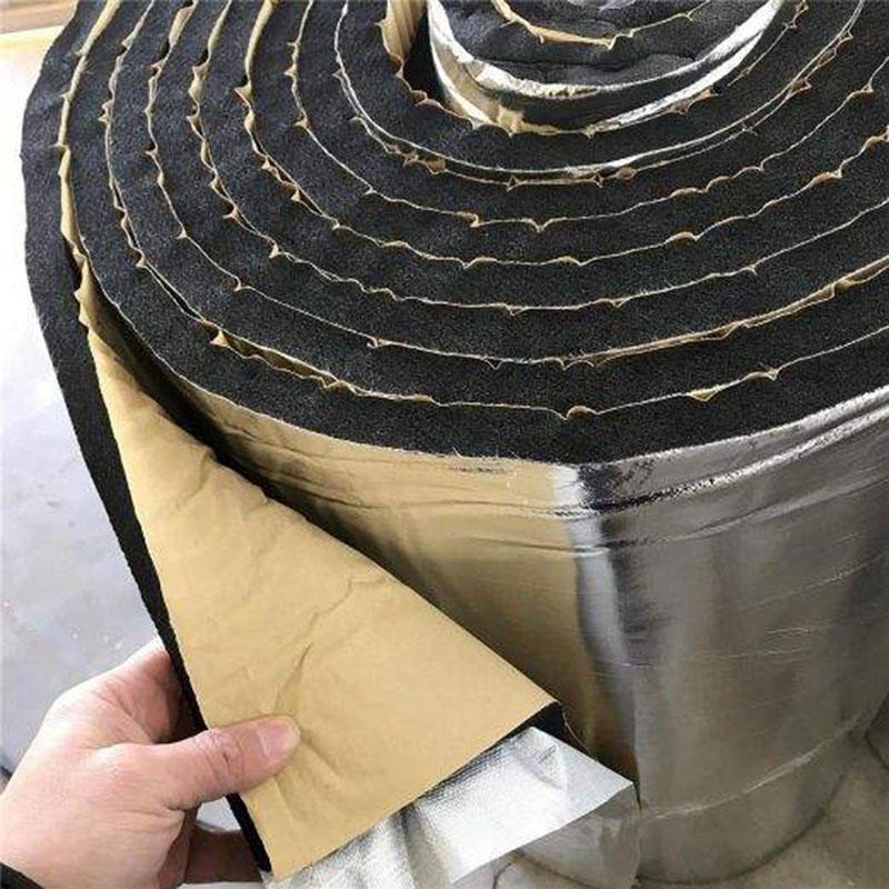 沂南县压花铝箔橡塑保温板布铝箔橡塑保温板铝箔布复合橡塑板定制厂家
