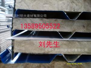 岩棉厂家长期生产销售 保温 隔热 防火 彩钢夹心复合板示例图15