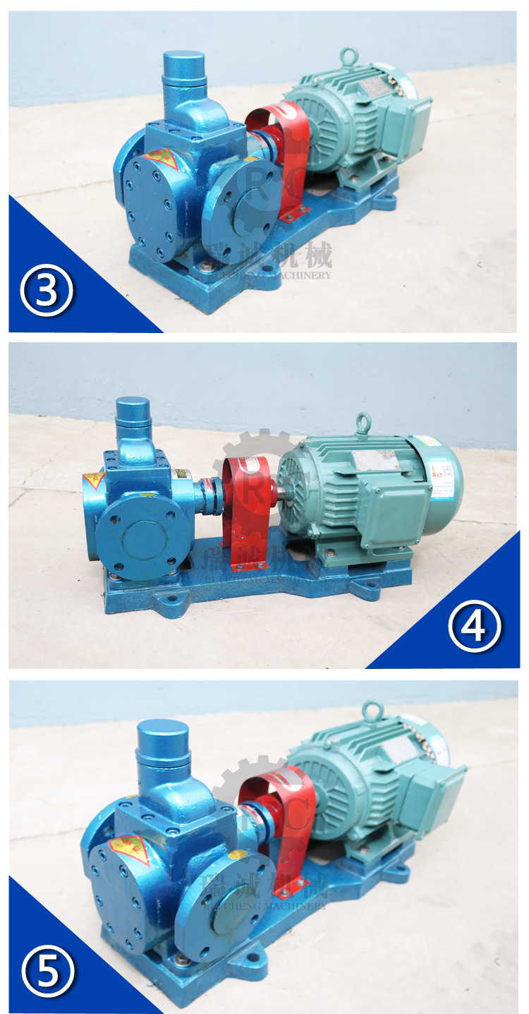 销售YCB系列泵头整机齿轮泵 增压燃油泵 批发YCB25圆弧齿轮泵示例图7