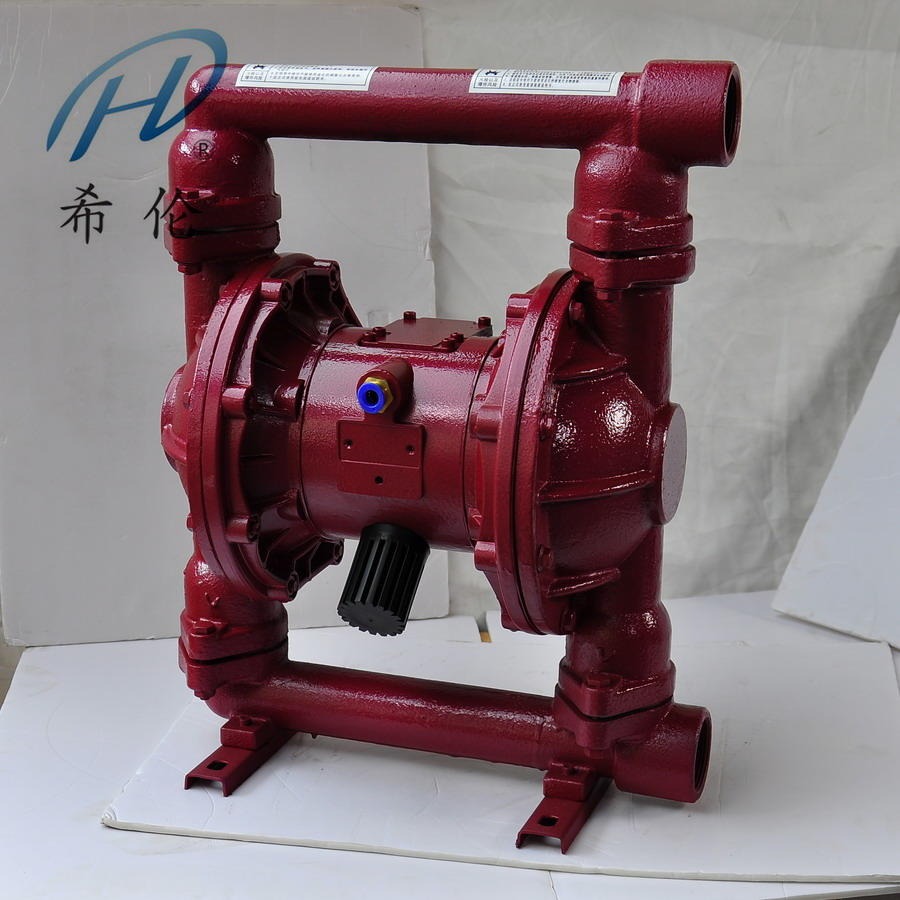 可空转自吸式隔膜泵 QBK-32气动隔膜泵 空气隔膜泵 铸铁气膜泵 泉州市气动隔膜泵图片