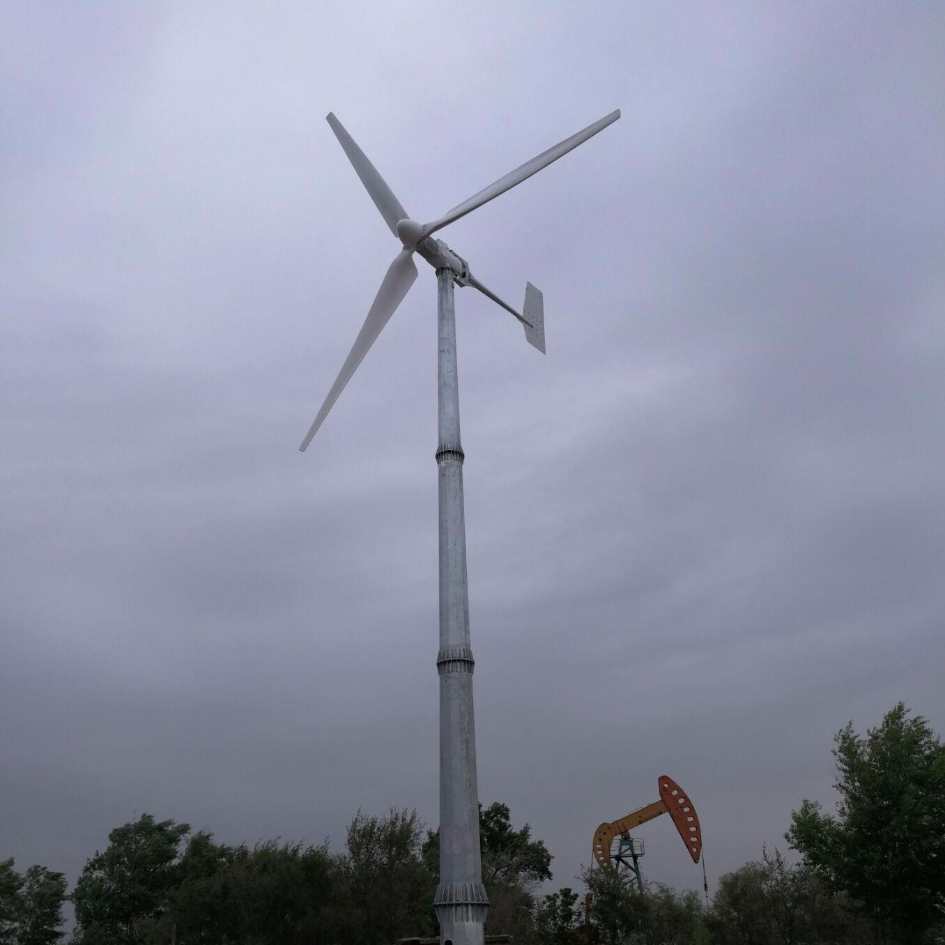 广东30千瓦风力发电机太阳能发电系统互补式风力发电系统