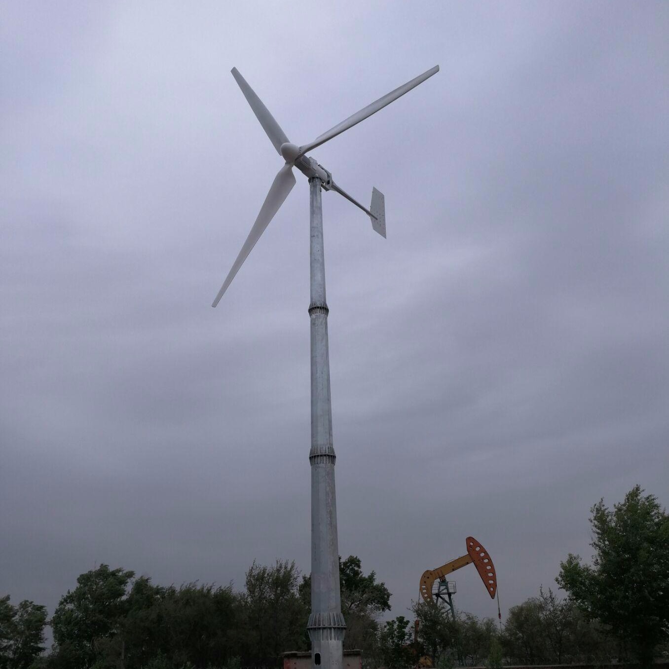 5000w风力发电机离网220v发电系统5kw定浆风力发电机晟成定做
