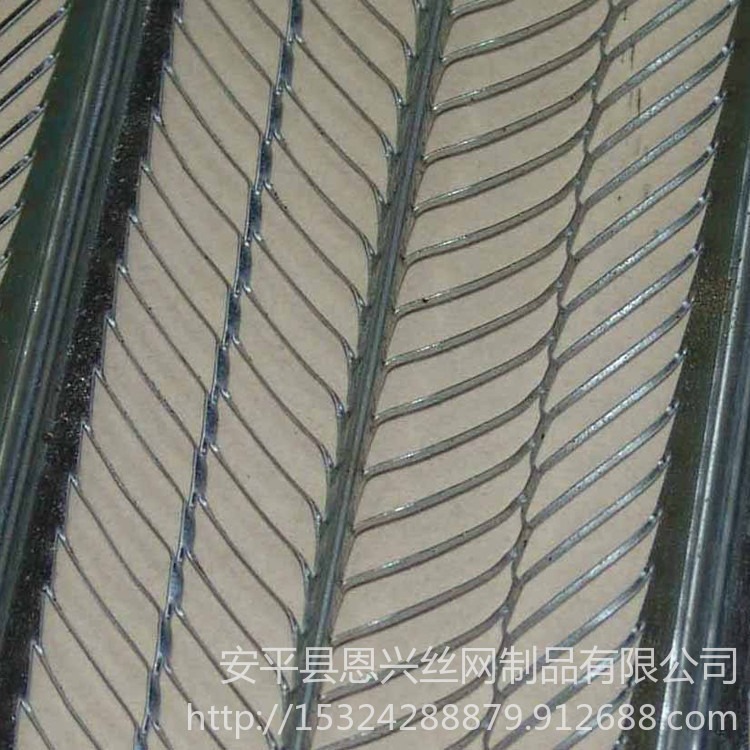 A热镀锌金属扩张网 轻钢别墅有筋扩张网 抹灰网 建筑网 恩兴生产厂家