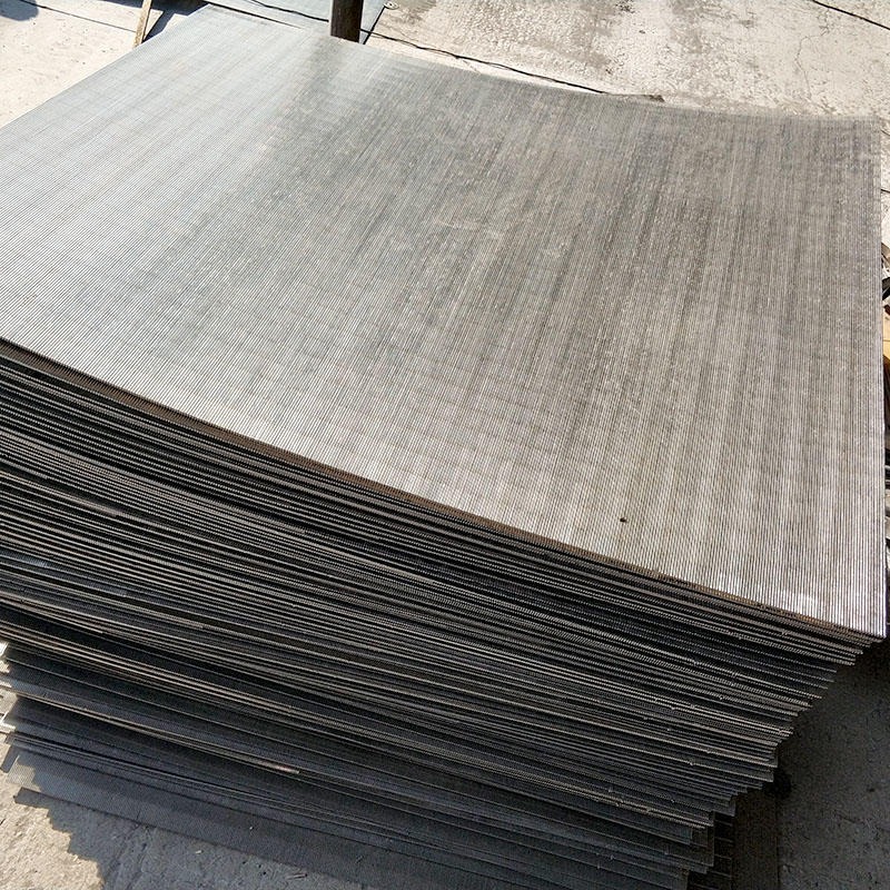 朗润316不锈钢焊接式楔形条缝筛网 固液分离条形矿筛网 厂家批发