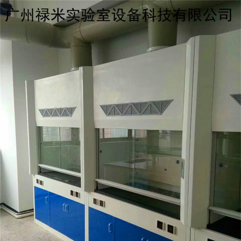 禄米实验室厂家直销玻璃钢通风柜 实验室专用通风橱 玻璃通风柜LM-TFG82901