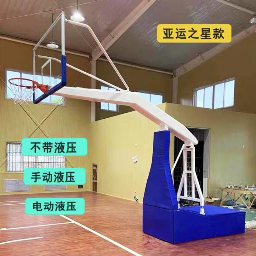广安市现货液压篮球架 手动电动液压篮球架 龙泰体育 全国包邮