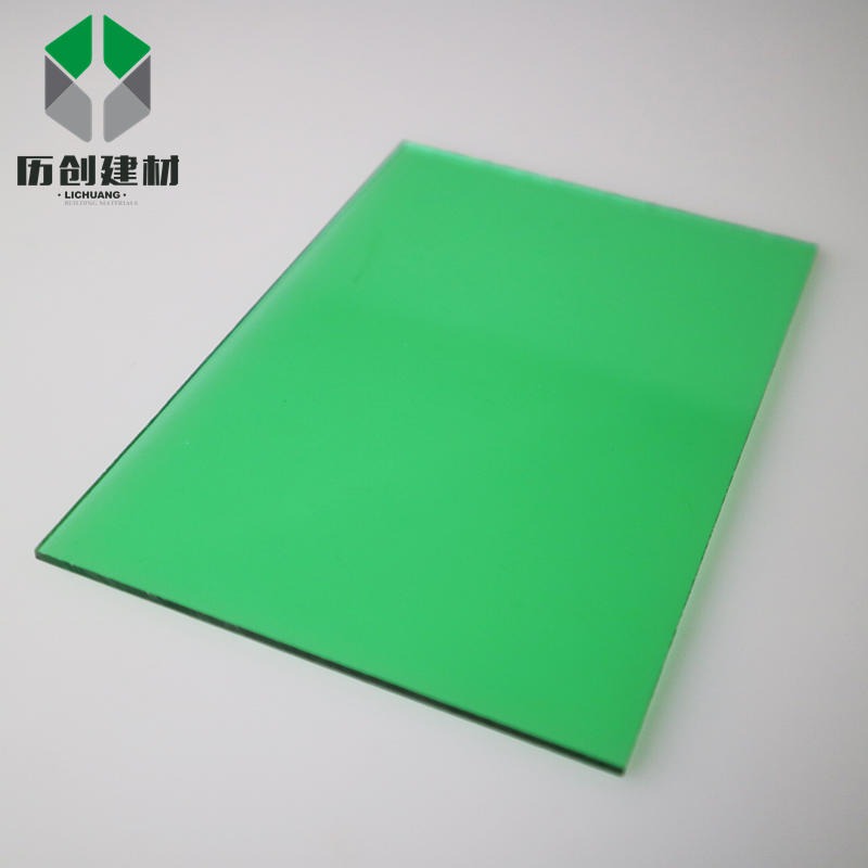 PC板材厂家 江苏常州 绿色3mm耐力板 聚碳酸酯板 花房 人行隧道专用 可定制 可包邮
