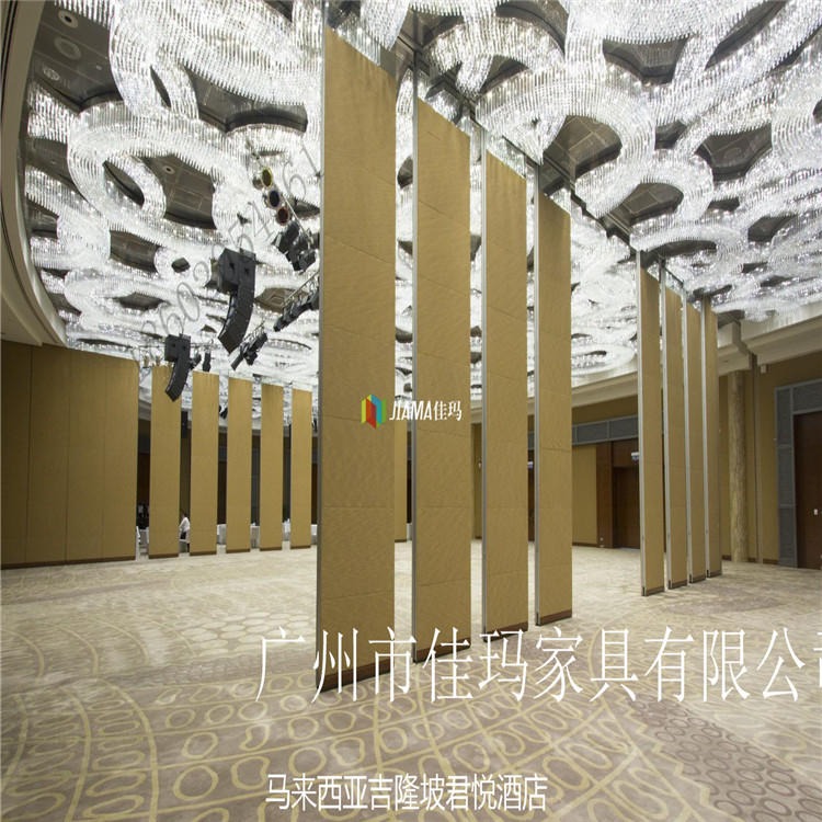 广州活动隔断厂家  广州移动隔断墙   广州活动式酒店隔断图片