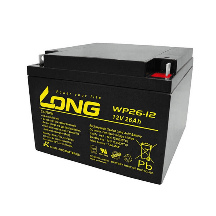 LONG蓄电池WPL45-12广隆蓄电池12V45AH直流屏 配电柜 UPS/EPS电源配套 机房配套图片