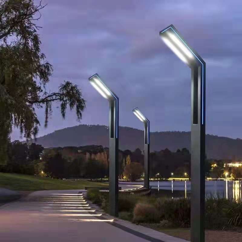 户外铝型材景观灯 3米花园别墅路灯 太阳能庭院灯 广场小区LED道路灯 方元浩宇