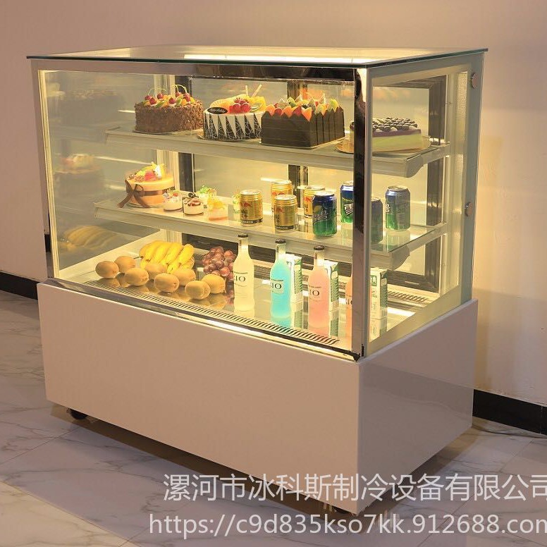 直角蛋糕柜 冷藏展示柜 商用慕斯水果甜品西点柜  商用冰柜  烘培设备  工厂直供 未来雪冷柜WLX-DGG-120图片