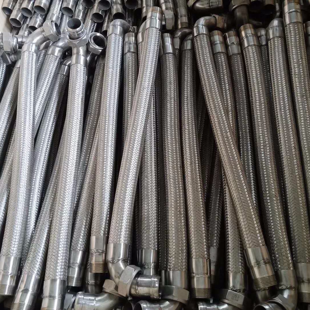 加工定做 高压蒸汽钢丝编织波纹管 不锈钢油管金属软管 规格型号齐全