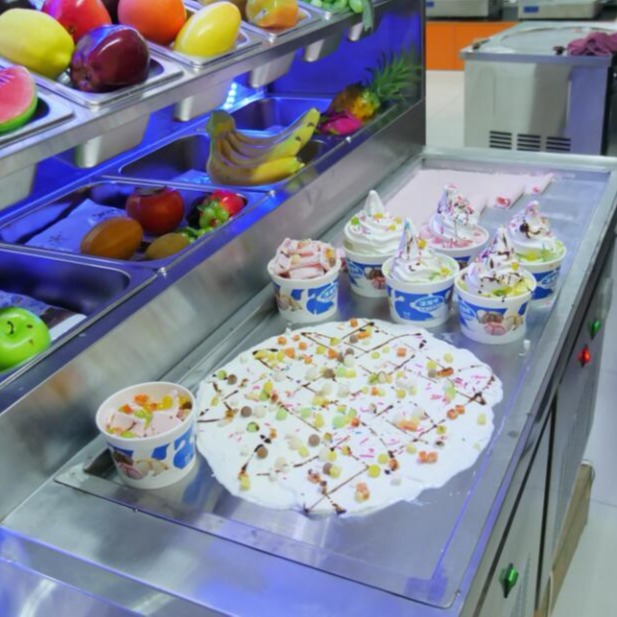 浩博炒酸奶机 泰式炒酸奶机 炒冰机 大型炒酸奶卷机