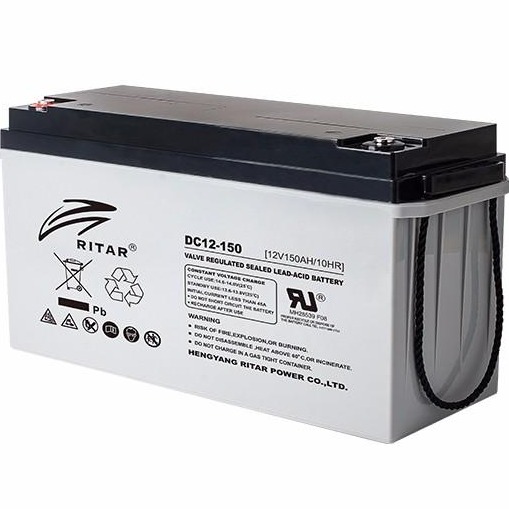 瑞达蓄电池DC12-150 RITAR电池12V150AH ups电源 储能型电池