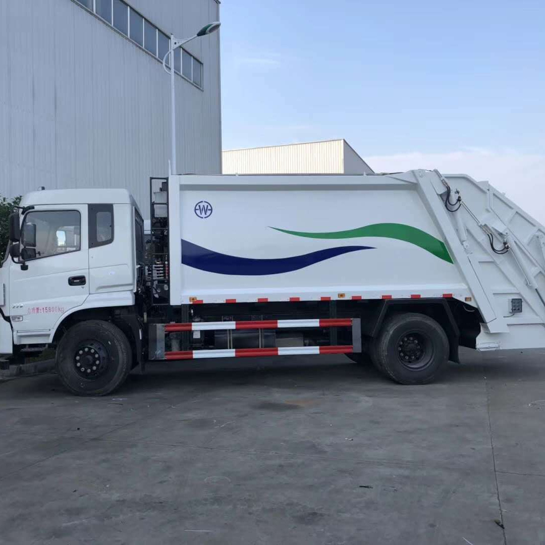 郑州8吨后装式压缩垃圾车推荐 程力东风天锦垃圾车厂家直销