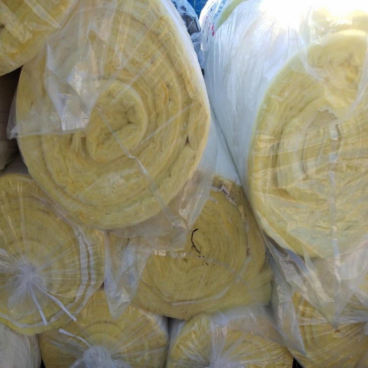 隆尧县零售 神州玻璃棉卷毡 金猴耐高温离心玻璃棉毡钢管保温棉图片