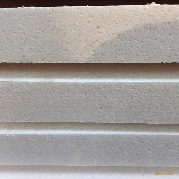 供应聚合物聚苯板 外墙保温5公分厚白色发泡聚苯板 华磊保温板批发