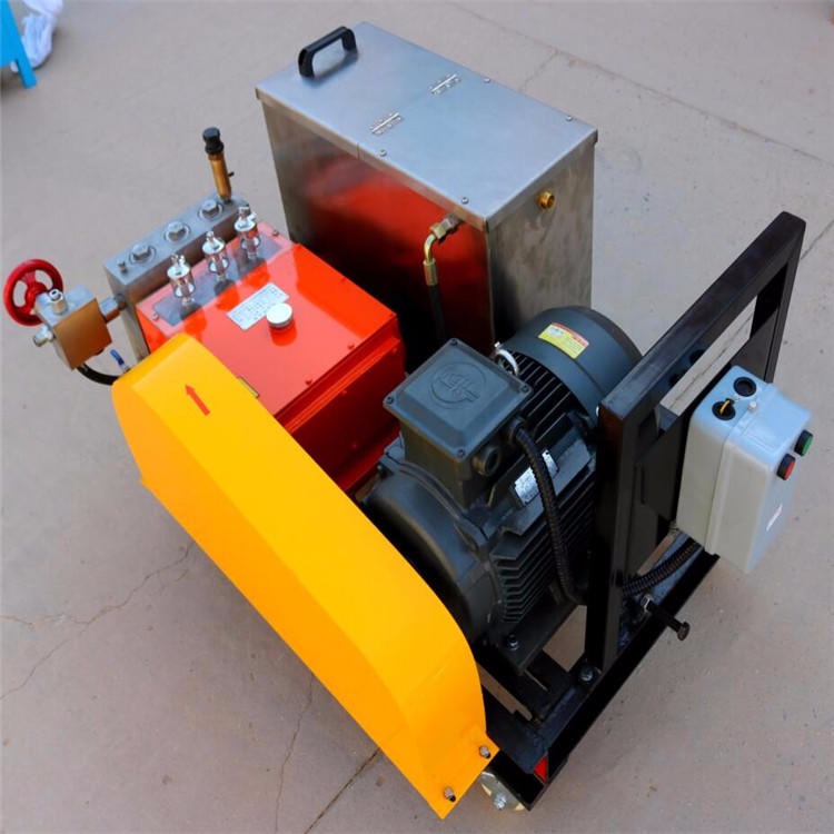 3D-S40/160Mpa 高压电动试压泵 鸿源机械生产 高压大流量电动打压泵