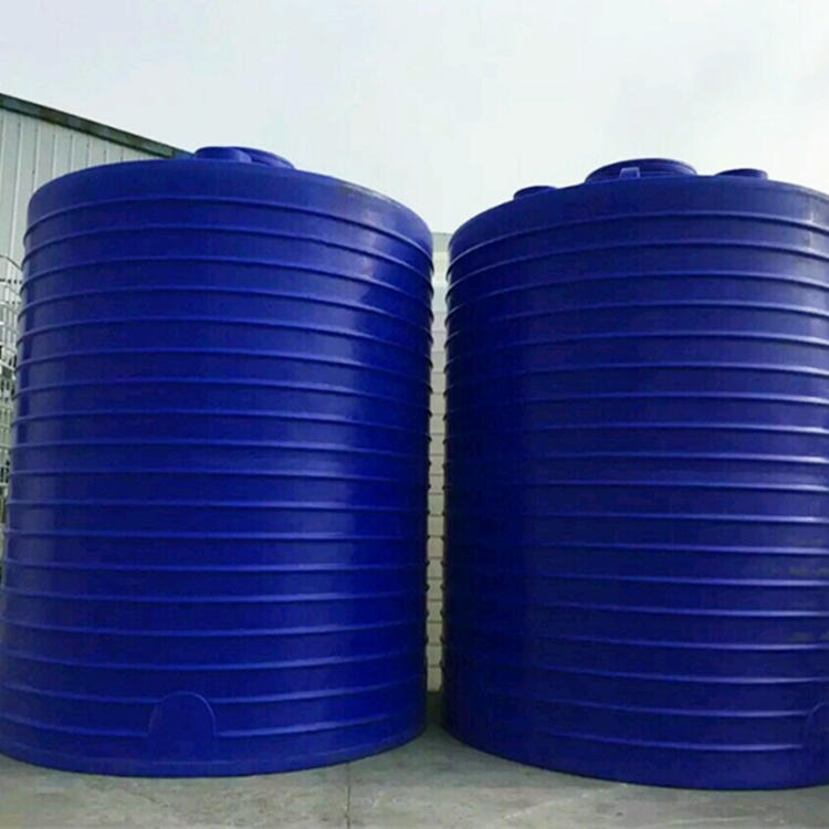 次氯酸钠储罐材质 武汉诺顺10吨PE塑料储罐蓝色避光桶图片