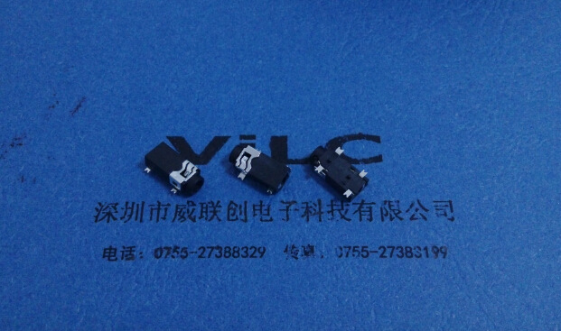 PJ耳机插座 PJ-381 无头 音频插座 5脚SMT全贴片式 焊板式示例图5