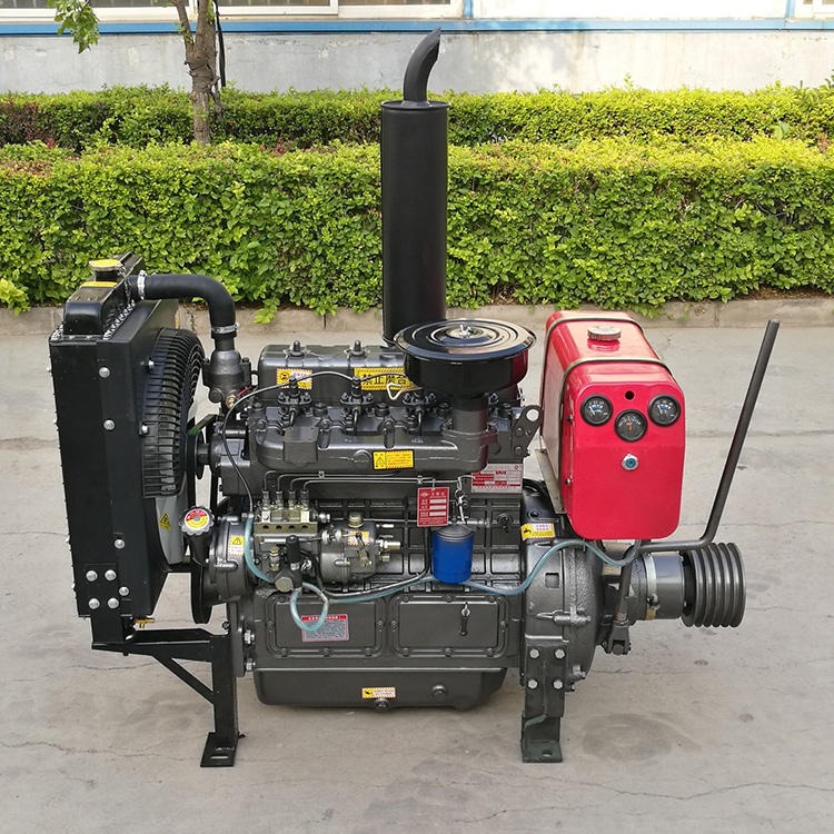 华辰 4102P型 离合器柴油机  破碎机用柴油机 固定动力柴油机  ZH490P柴油机