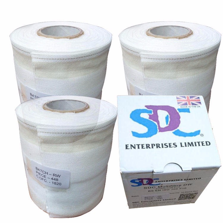 诚胜SDC DW多纤维贴衬织物 耐水洗布  ISO 105六色纤布色牢度测试图片