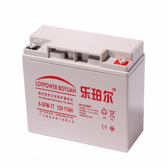 LOTPOWER乐珀尔蓄电池LP12-12应急照明 12V12AH免维护蓄电池