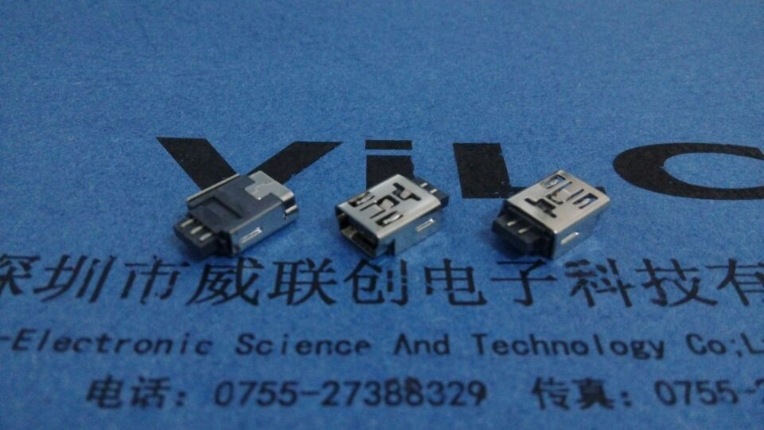 MINI USB 5P焊线式示例图1