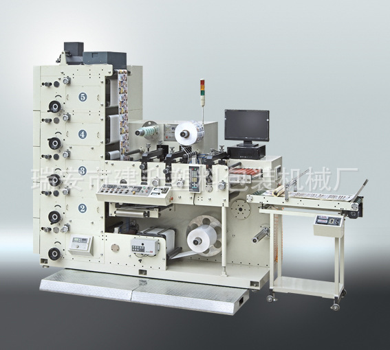RY-320-5D 全自动柔性版印刷机 不干胶印刷机 全自动印刷机示例图7
